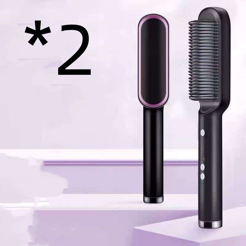 2-In-1 Hair Straightener & Curler with Negative Ion Technology