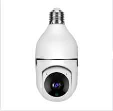 E27 Home 5G WiFi Alarm Monitor 1080P Bulb Camera 4X Zoom