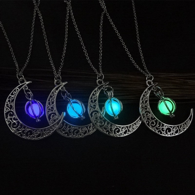 Luminous Healing Stone Necklace for Women