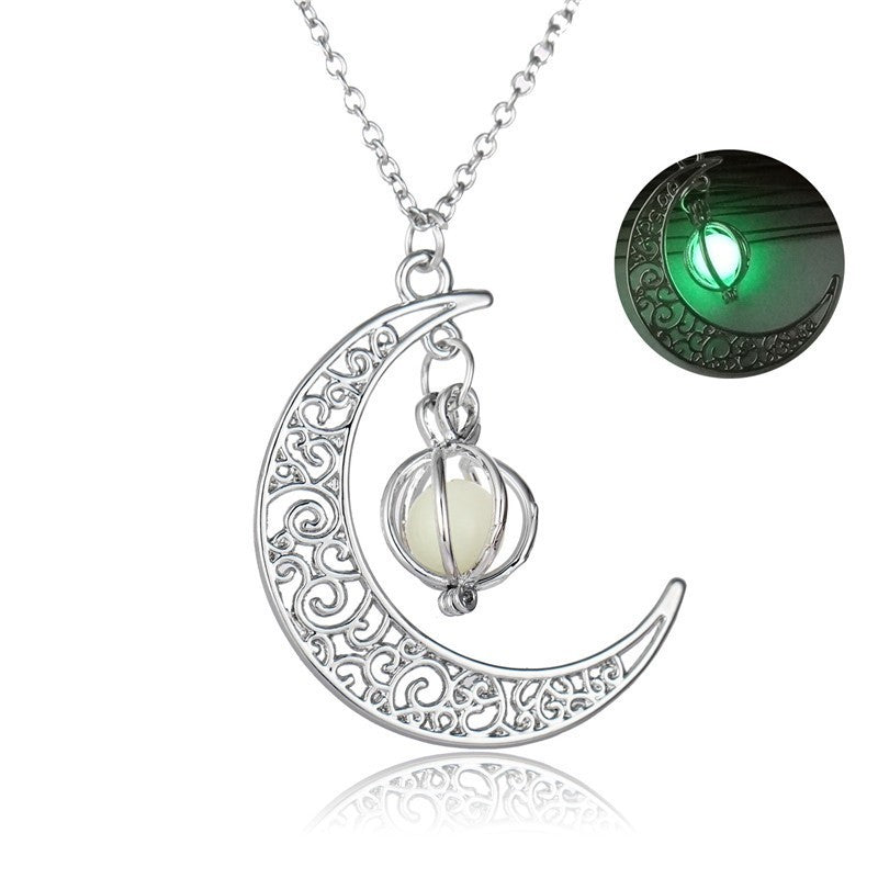 Luminous Healing Stone Necklace for Women