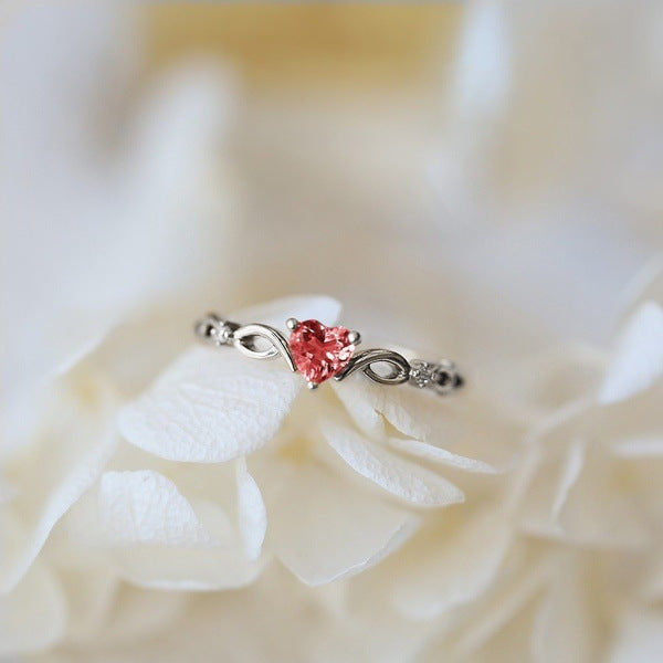 Romantic Heart Ring for Women