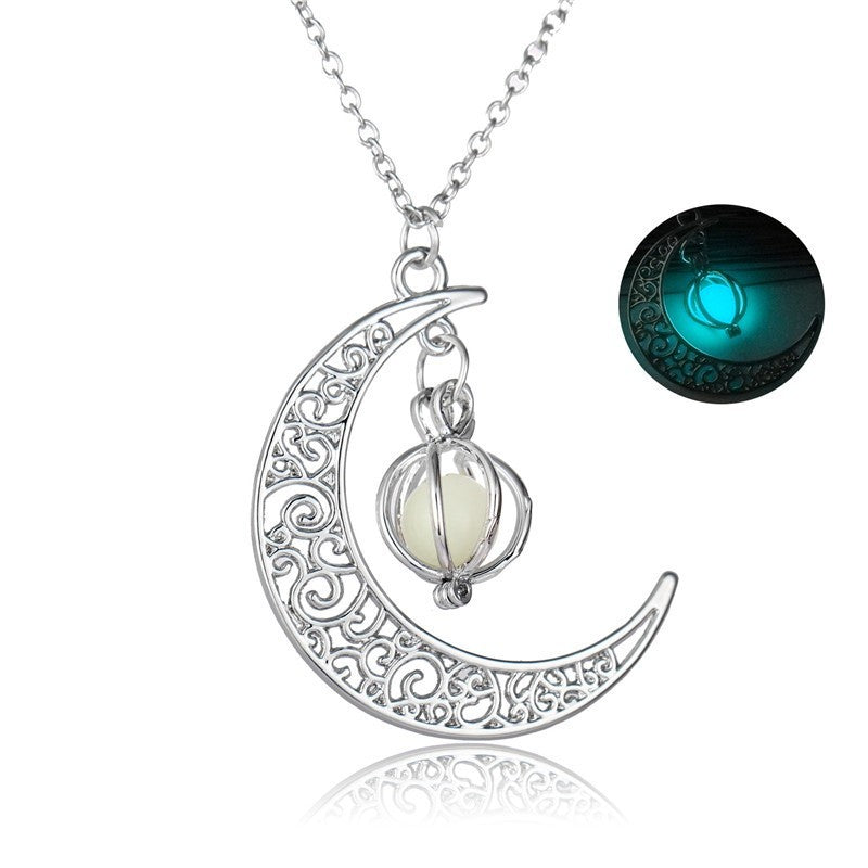 Luminous Healing Stone Necklace for Women