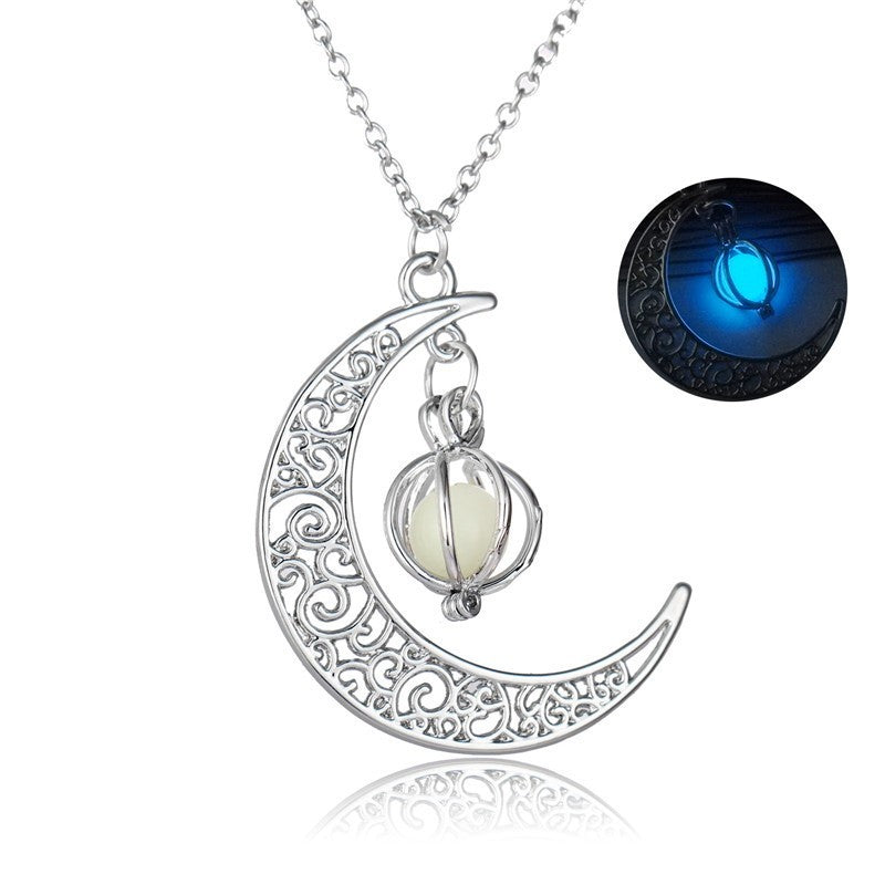 Luminous Healing Stone Necklace for Women