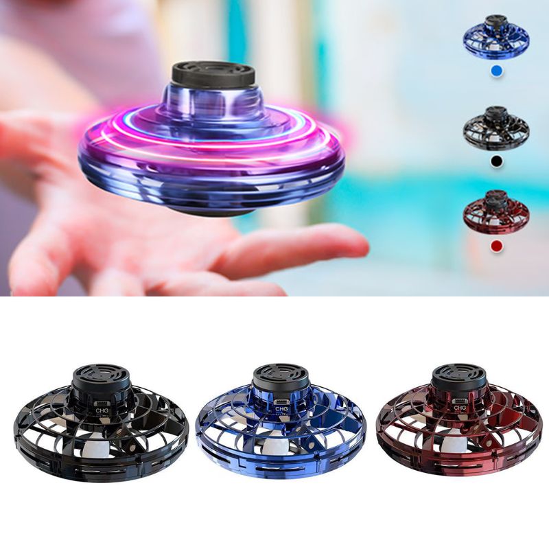 Mini LED UFO Drone Fingertip Spinner for Kids