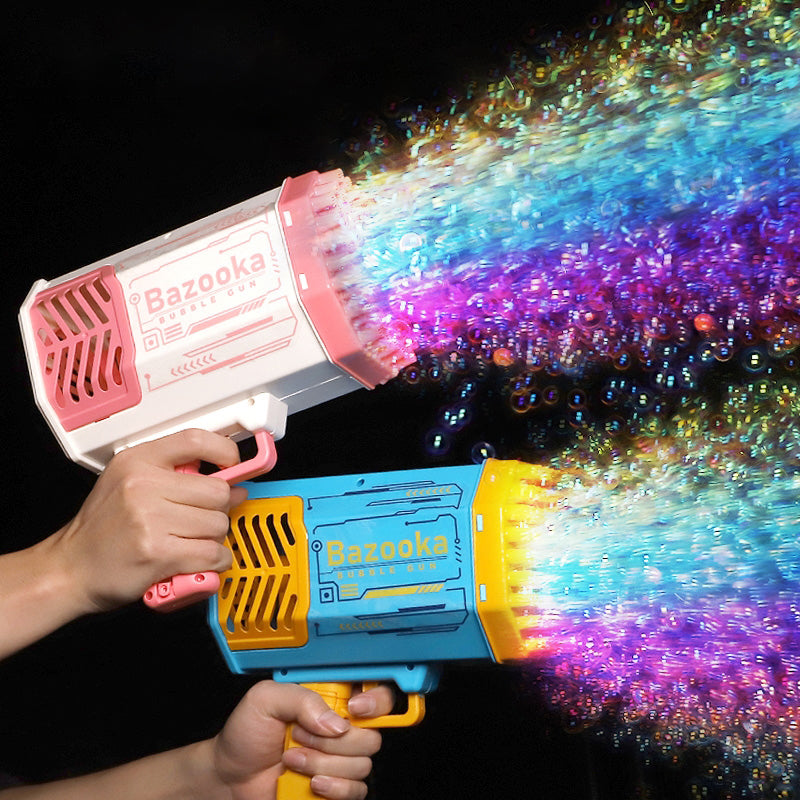 69-Hole Bubble Gun Rocket with Lights