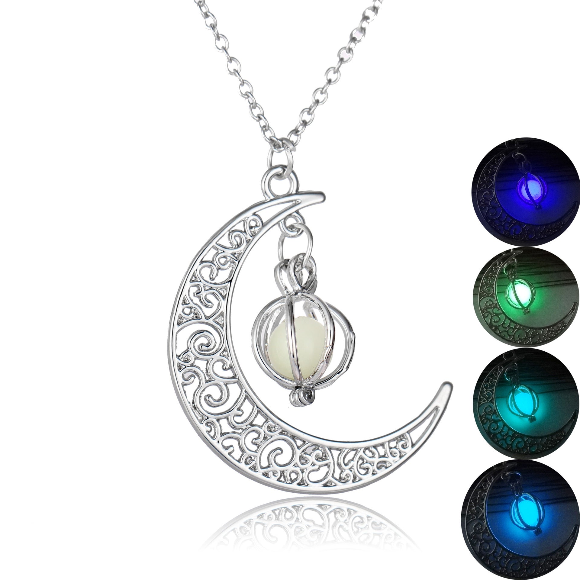 Luminous Healing Stone Necklace for Women