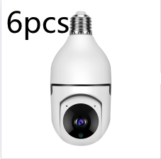 E27 Home 5G WiFi Alarm Monitor 1080P Bulb Camera 4X Zoom