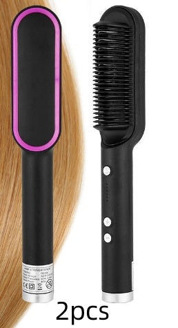 2-In-1 Hair Straightener & Curler with Negative Ion Technology